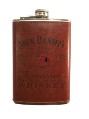 Фляжка кожаная "Jack Daniels" 9oz