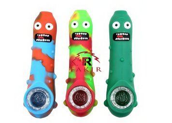 Трубка силікон скло Pickle Ricky II № 16-12 фото 1