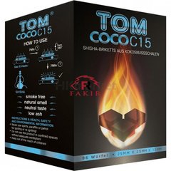 Кокосове вугілля Tom COCO C15 Cocoсha Blue (120 кубиків 1кг)