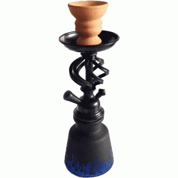 Кальян маленький на одну трубку, 30 см № BQN-5-Blue фото 1