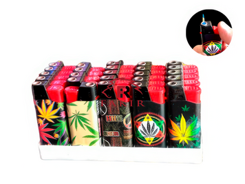 Пластикова запальничка Cannabis фото 1