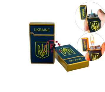 Зажигалка 2-режима "Украина" № 14-14 фото 1