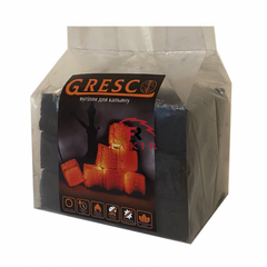 Уголь для кальяна ореховый Gresco без коробки 0.5кг