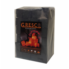 Вугілля для кальяну горіховий Gresco без коробки 1кг