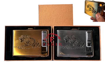 Портсигар із USB запальничкою "Тигр" №DH-88SD фото 1
