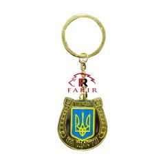 Брелок Україна металевий № BT-4701-8