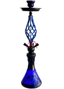 Кальян большой на две трубки, 65см № BQN-30 Blue фото 1