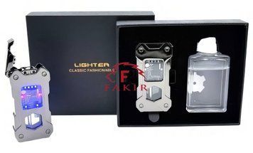Подарункова бензинова USB запальничка 14-27 фото 1